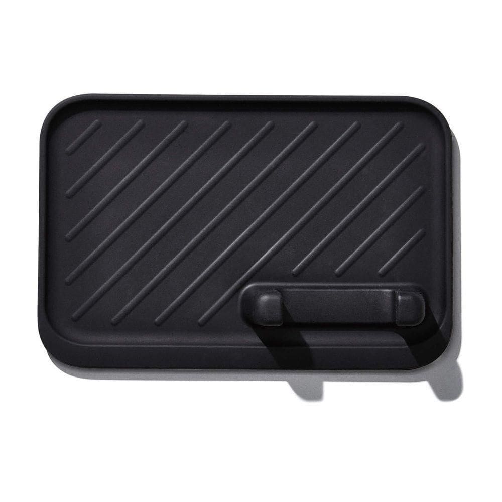 Descanso Para Churrasco Em Silicone 26x15cm Oxo Preto