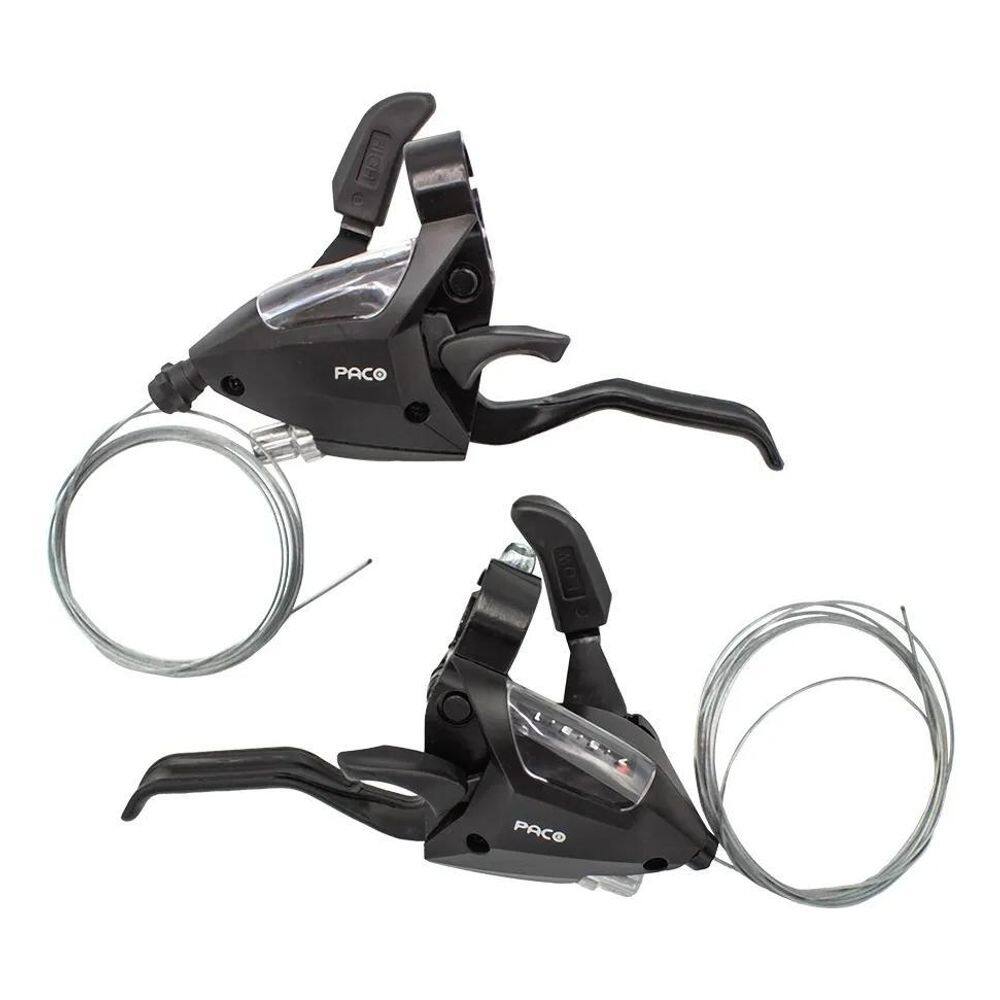 2X Alavanca 21V Tipo Shimano Manete Aluminio Paco Mtb Pto Pa