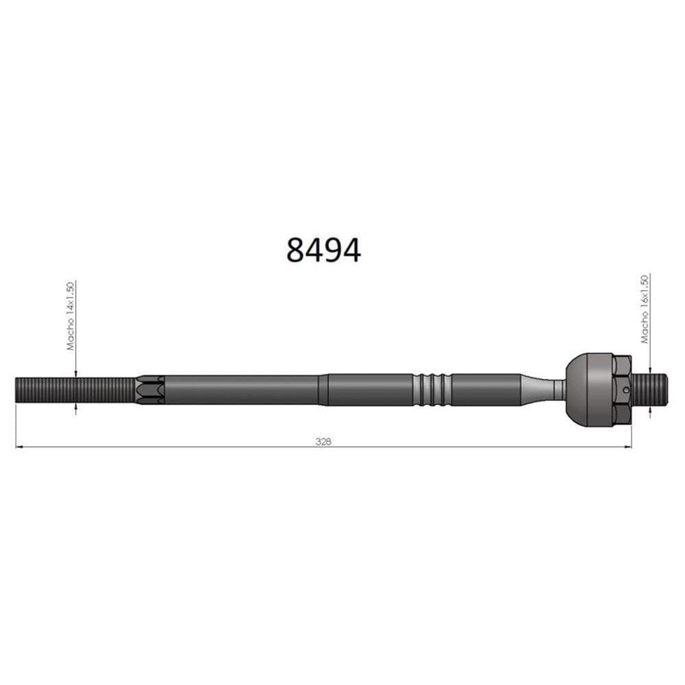 Barra Axial Cobalt Onix Spin Sonic Fortec