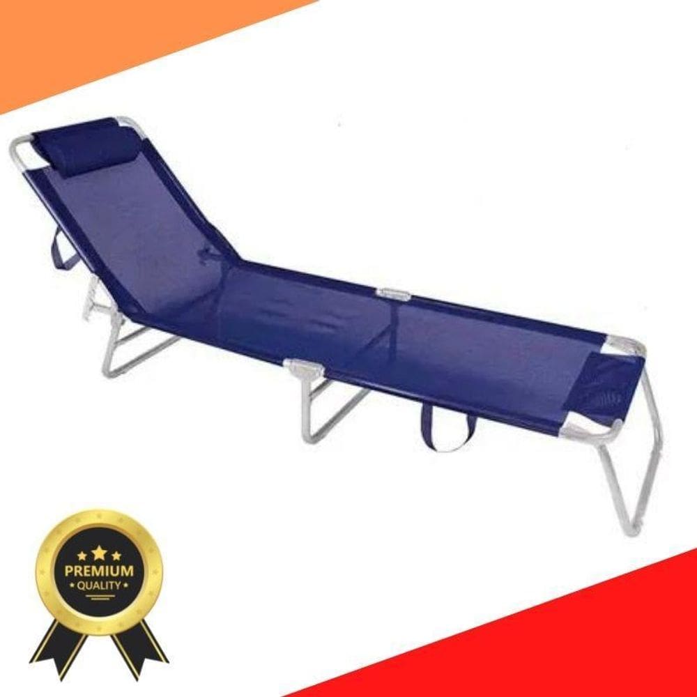 Espreguiçadeira Dobravel Azul