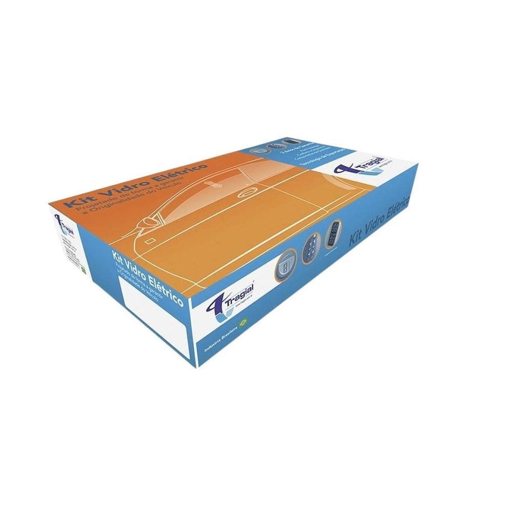 Kit Vidro Elétrico Tragial Onix Prisma Dianteiro Até 2016 4P