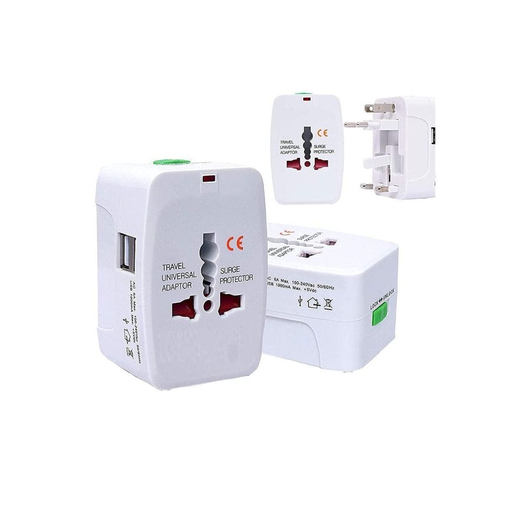 Adaptador Tomada Universal 250V - Viagem, Proteção
