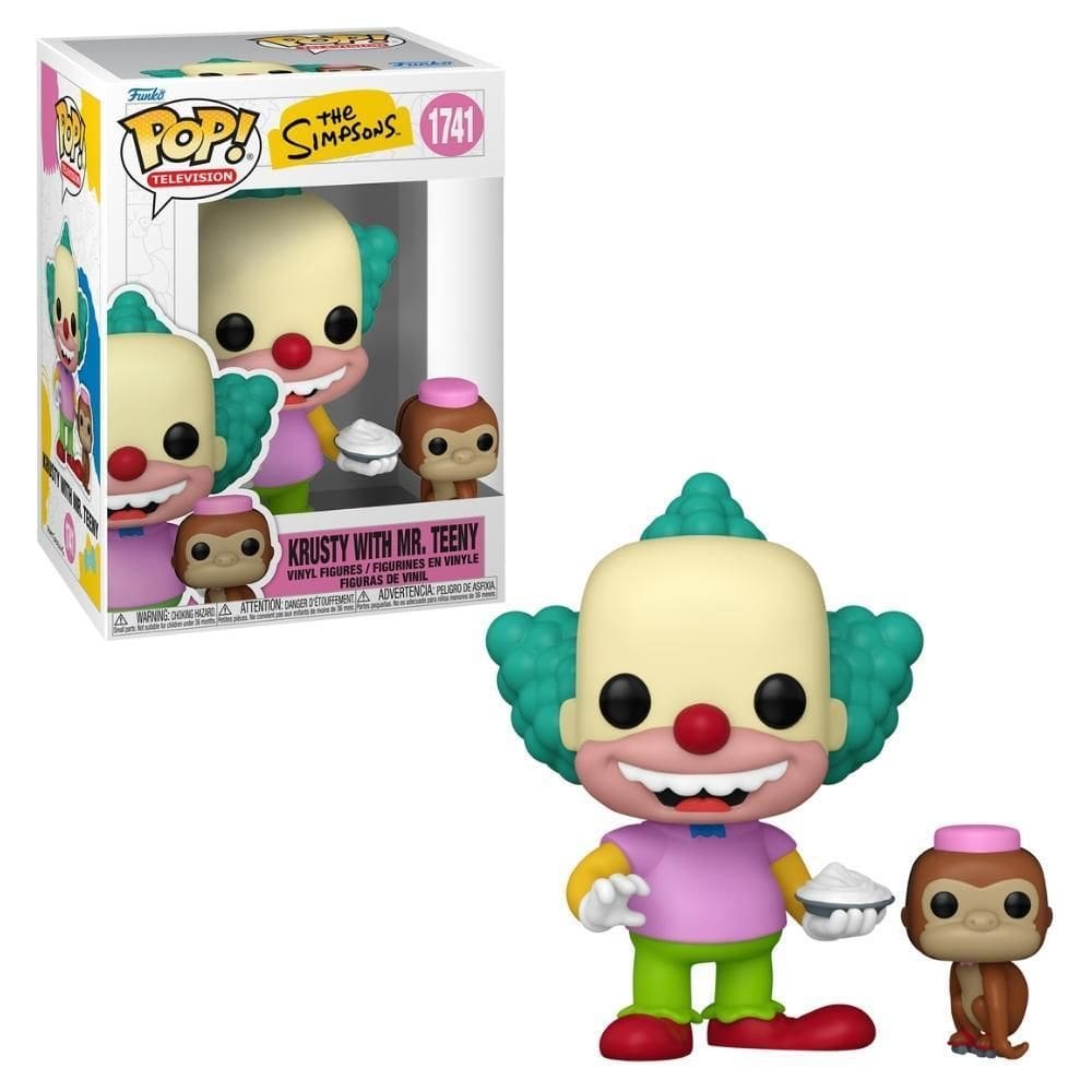 Boneco Funko Pop & Buddy Os Simpsons - Krusty E Sr. Tenny
