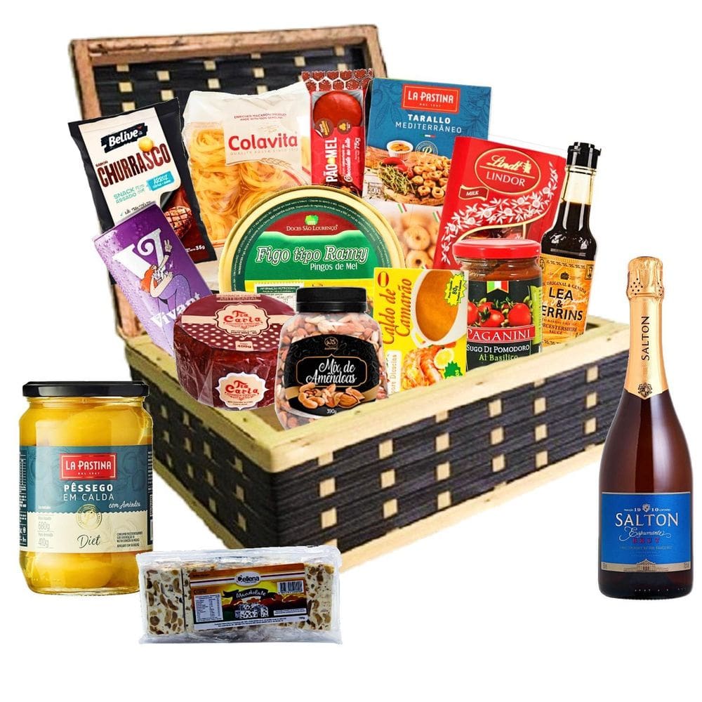 Cesta De Natal Pescara Com 15 Itens