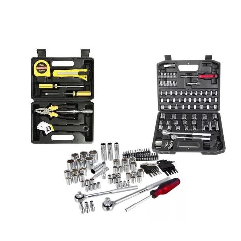 Jogo de Ferramentas Mecanica 114 Peças Profissional