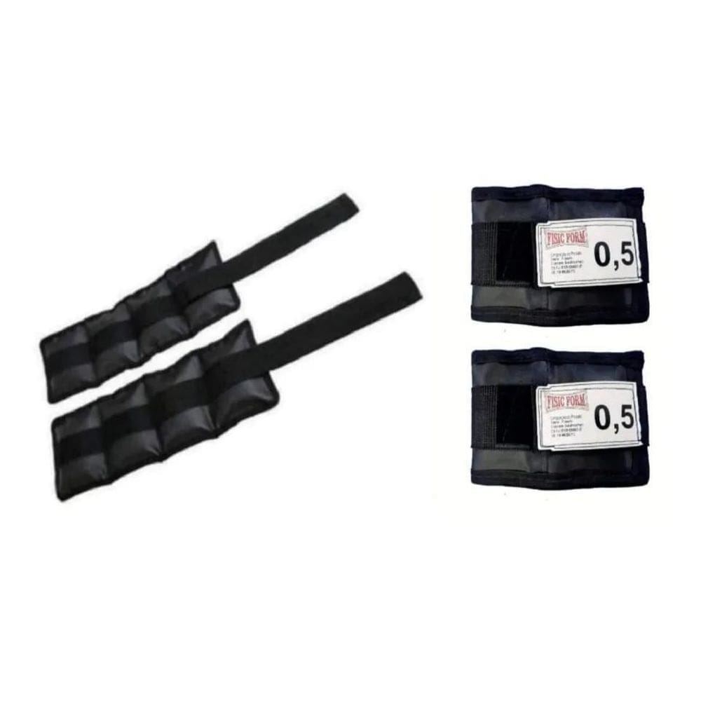 2X Tornozeleiras 0,5 Kg - 500 Gramas  Par