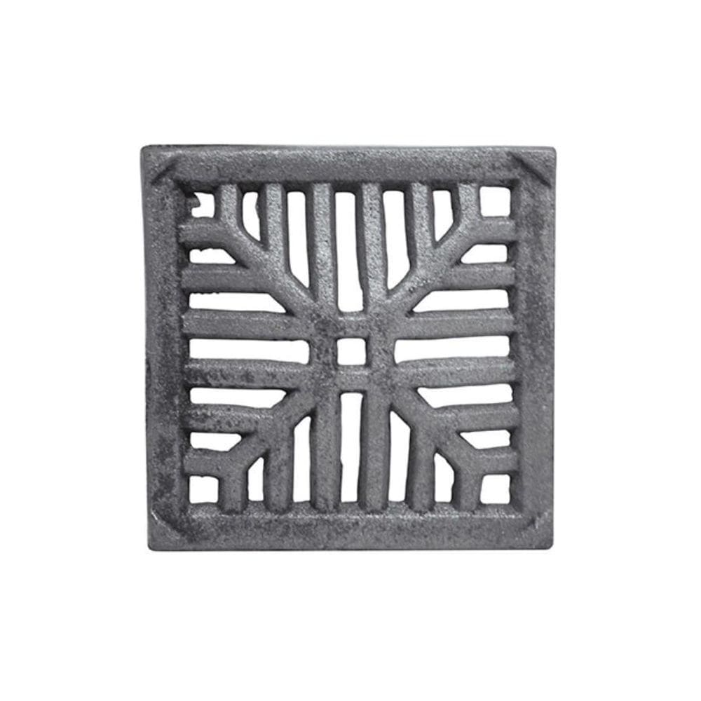 Grelha Côncavo Ralo De Ferro Fundido 15X15Cm