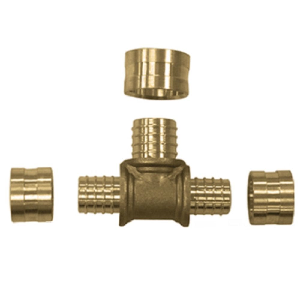 Tê Monocamada PEX Água 16X16X16 Kit c/ 20 - Emmeti