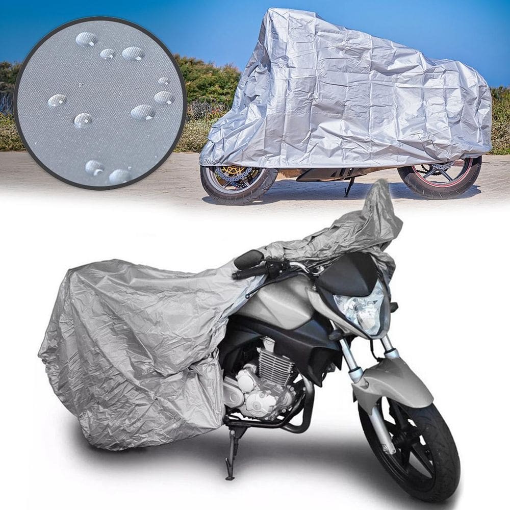 Capa Para Moto Impermeável Forrada Térmica 140X240Cm