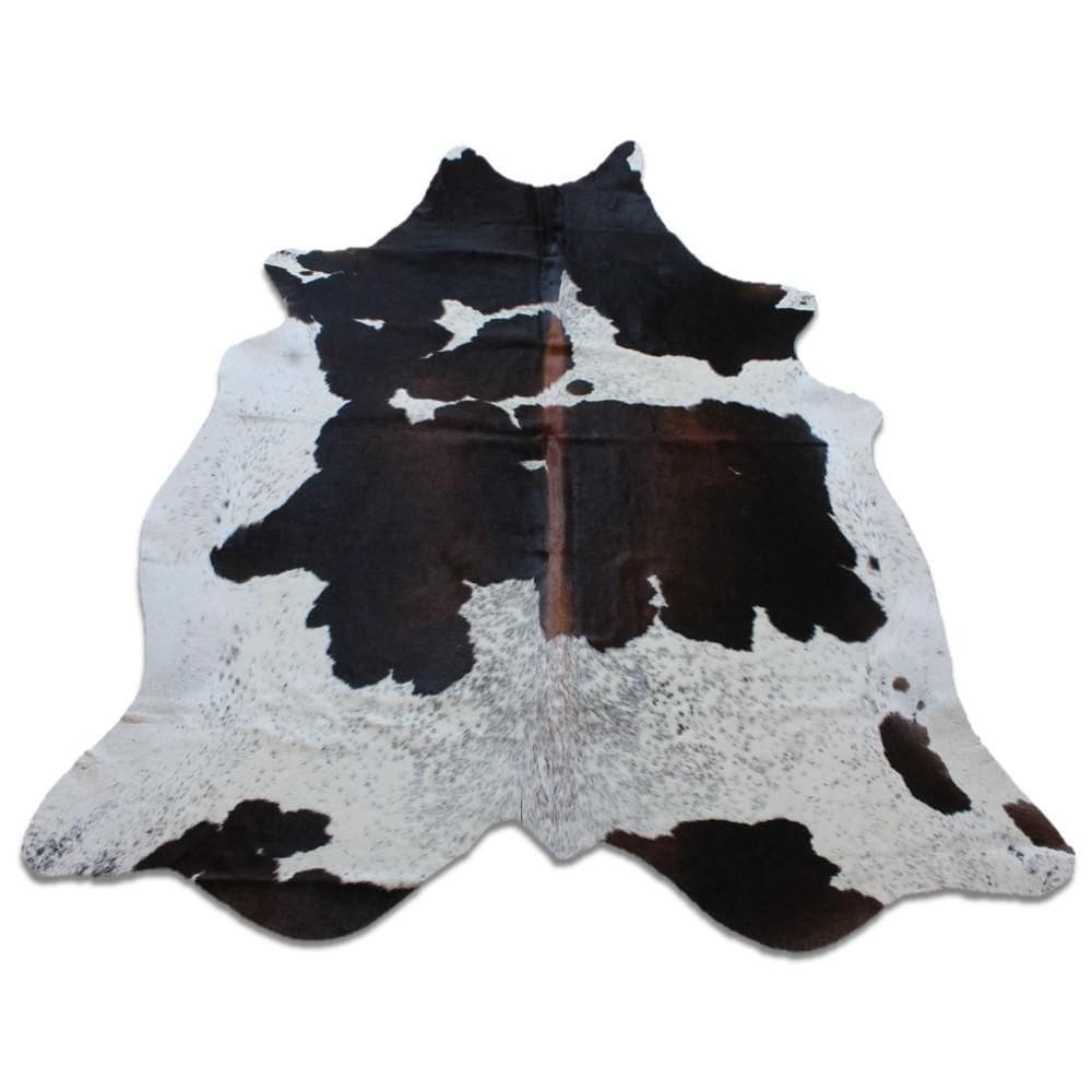 Tapete Sala Pele Inteira De Boi Médio Tricolor Especial
