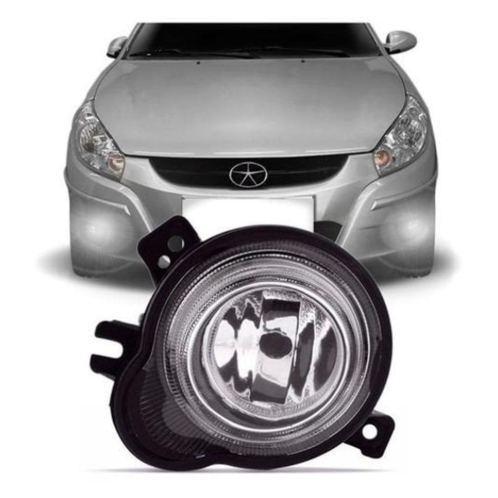 Farol Milha Jac J3 10 A 13 Auxiliar Neblina Hatch Ou Sedan