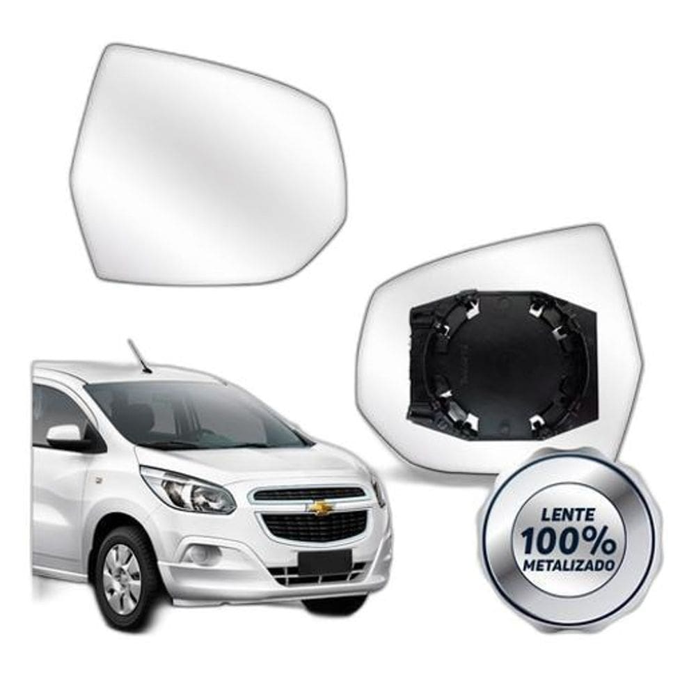 Lente Retrovisor Spin Lt Ltz Active 2013 A 2017 Com Base