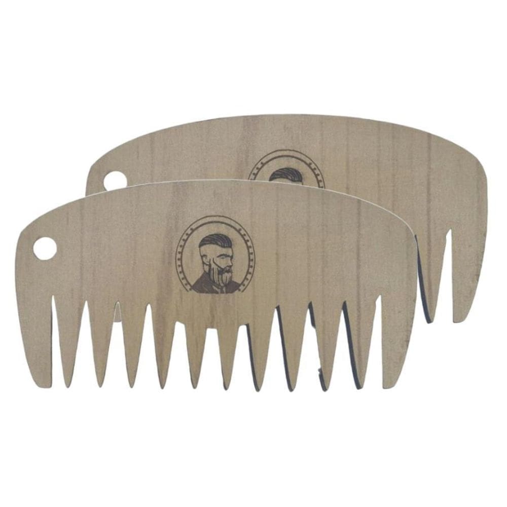 2 Pentes Para Barba Bigode Material Resistente Mdf Model 06