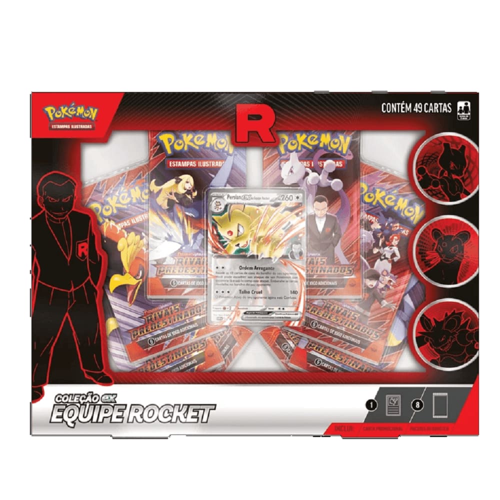 Pokemon Box - Colecao Ex Equipe Rocket - Persian COPAG DA AMAZONIA