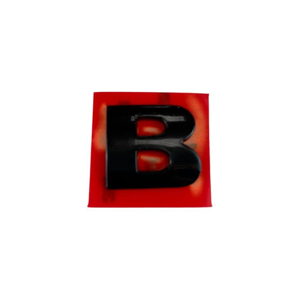 Letra Avulsa Black Piano Do Emblema De Carro Letra B