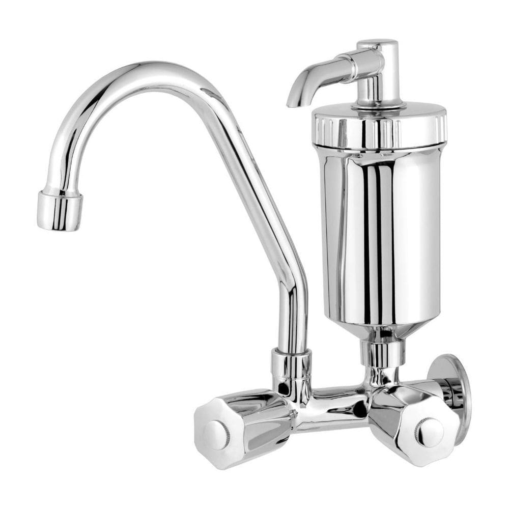 Torneira Filtro Cozinha 1/4 de Volta Cromada ABS Minhacazza