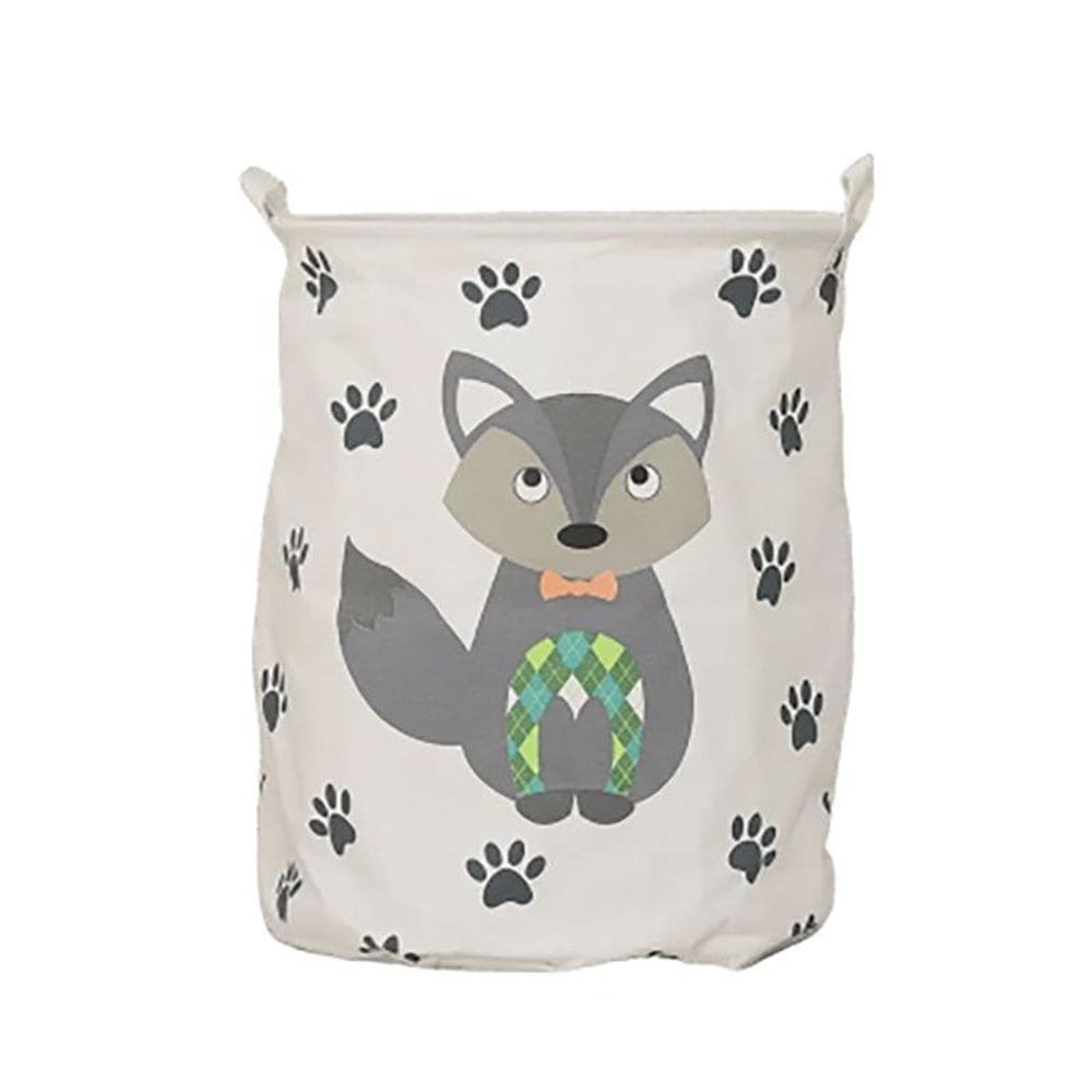 Cesto Multiuso Organizador De Brinquedos Raposa 40X50
