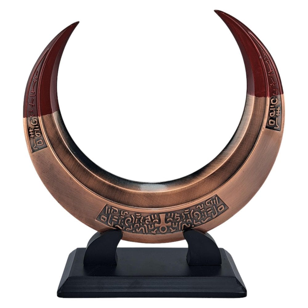 Enfeite Cavaleiro Da Lua Crescente Bronze Presente Coleção