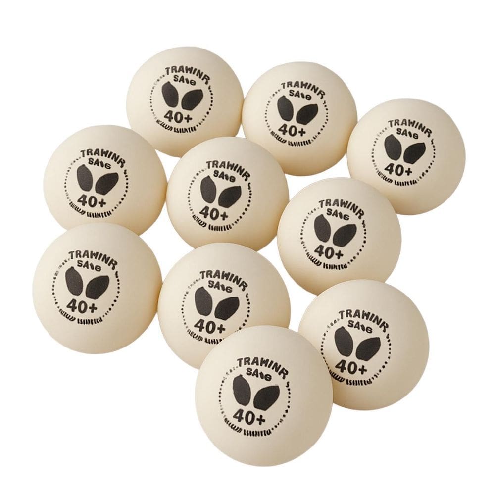 Bolas Ping Pong Butterfly Plástico 40+Training 10 Unidades