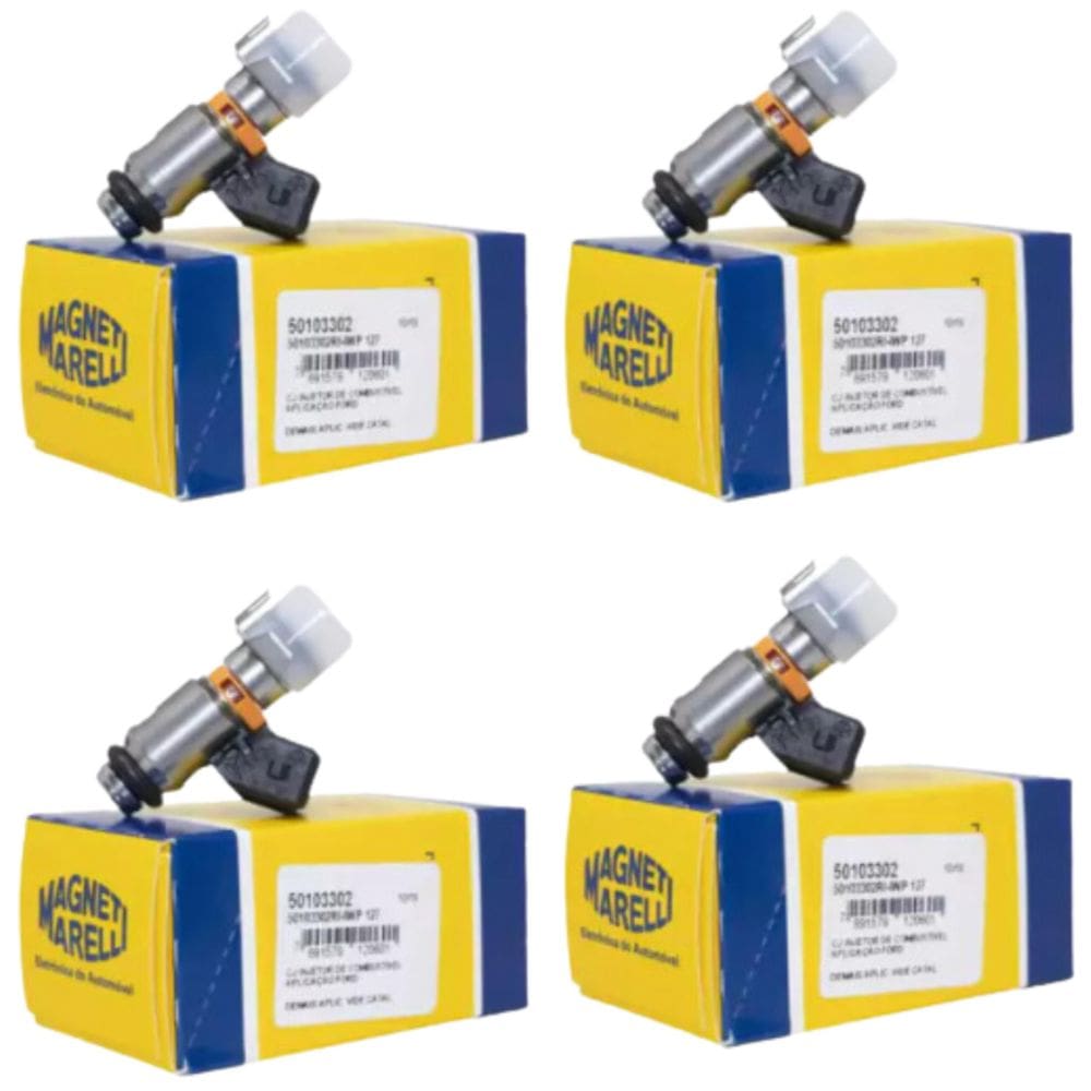 4 Bicos Injetor Ecosport 1.0 1.6 Zetec Rocan Gasolina Iwp127