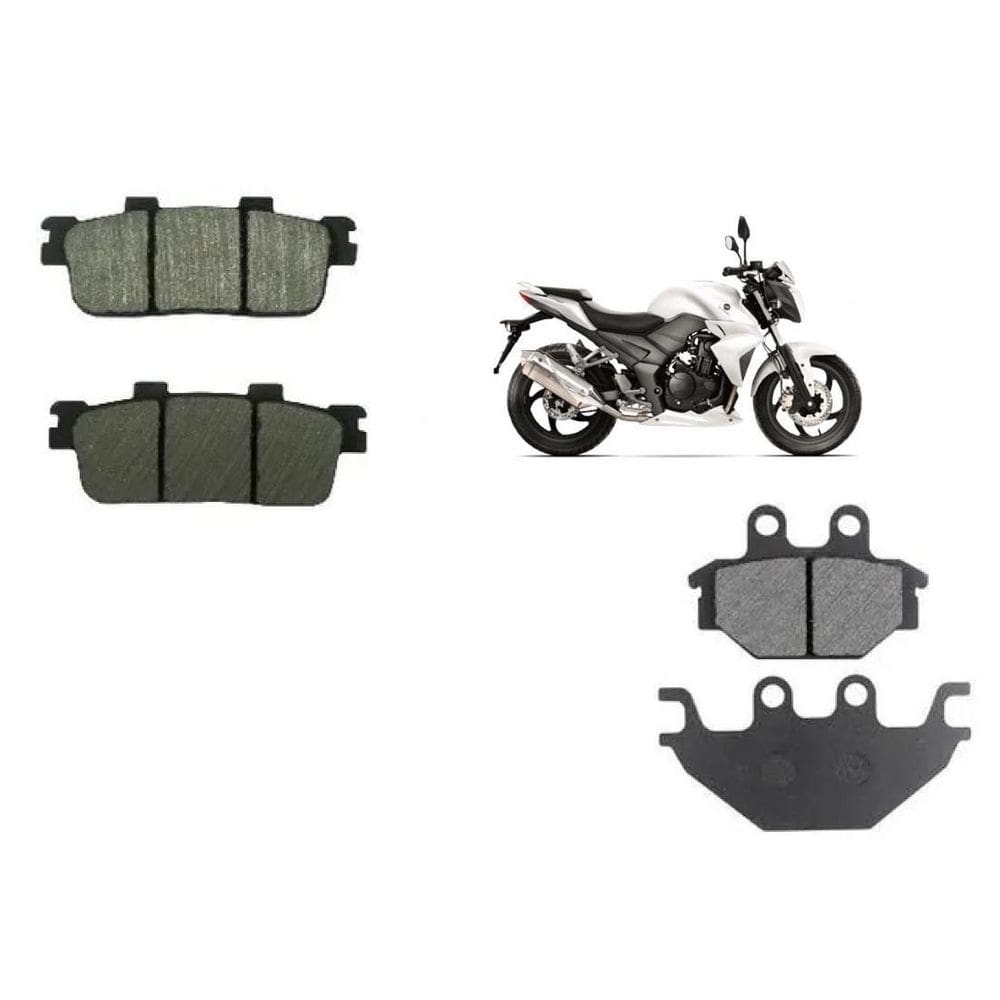 Kit Troca Pastilha Freio Dianteira E Traseira Dafra Next 250