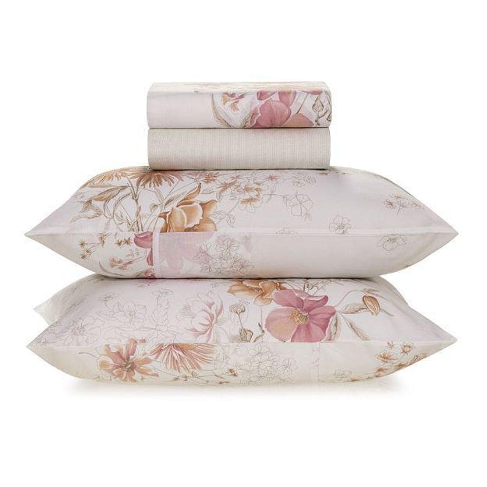 Jogo De Cama King Helena 160 Fios Karsten