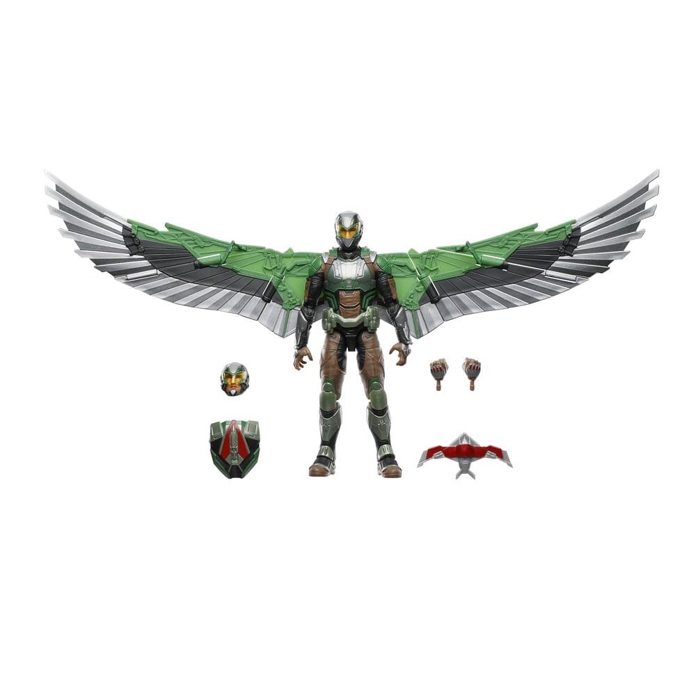 Boneco de ação colecionável de luxo de 6 polegadas da série Falcon, Capitão América: Admirável Mundo Novo