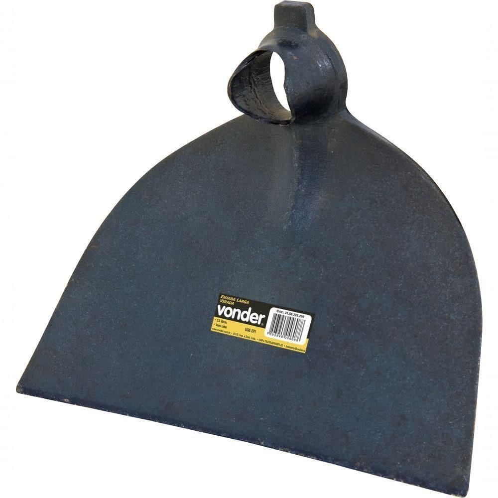 Enxada Larga 248x305mm Sem Cabo Olhal 38mm Redondo Vonder