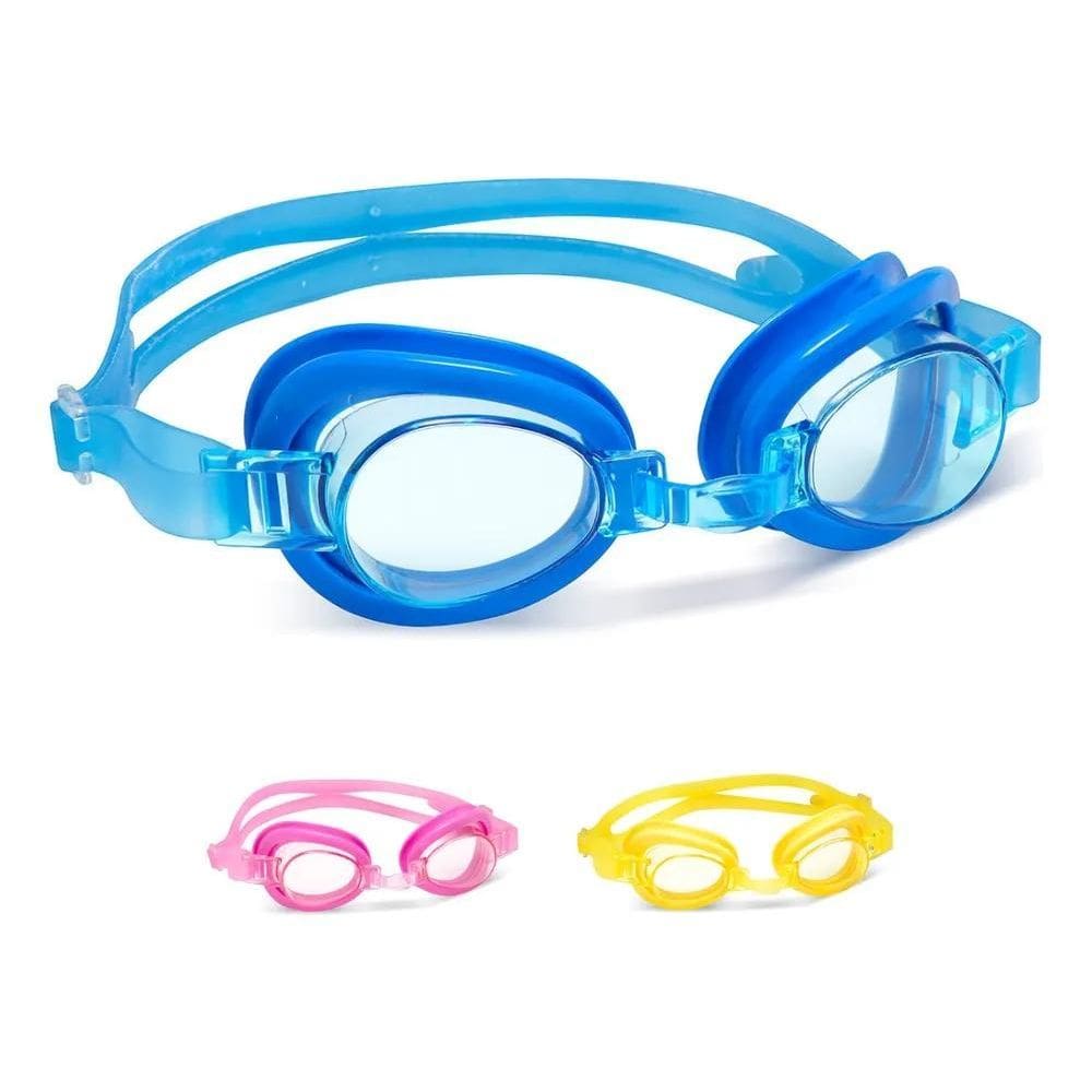 2X Óculos Natação Infantil Ajustável Antiembaçante Proteção