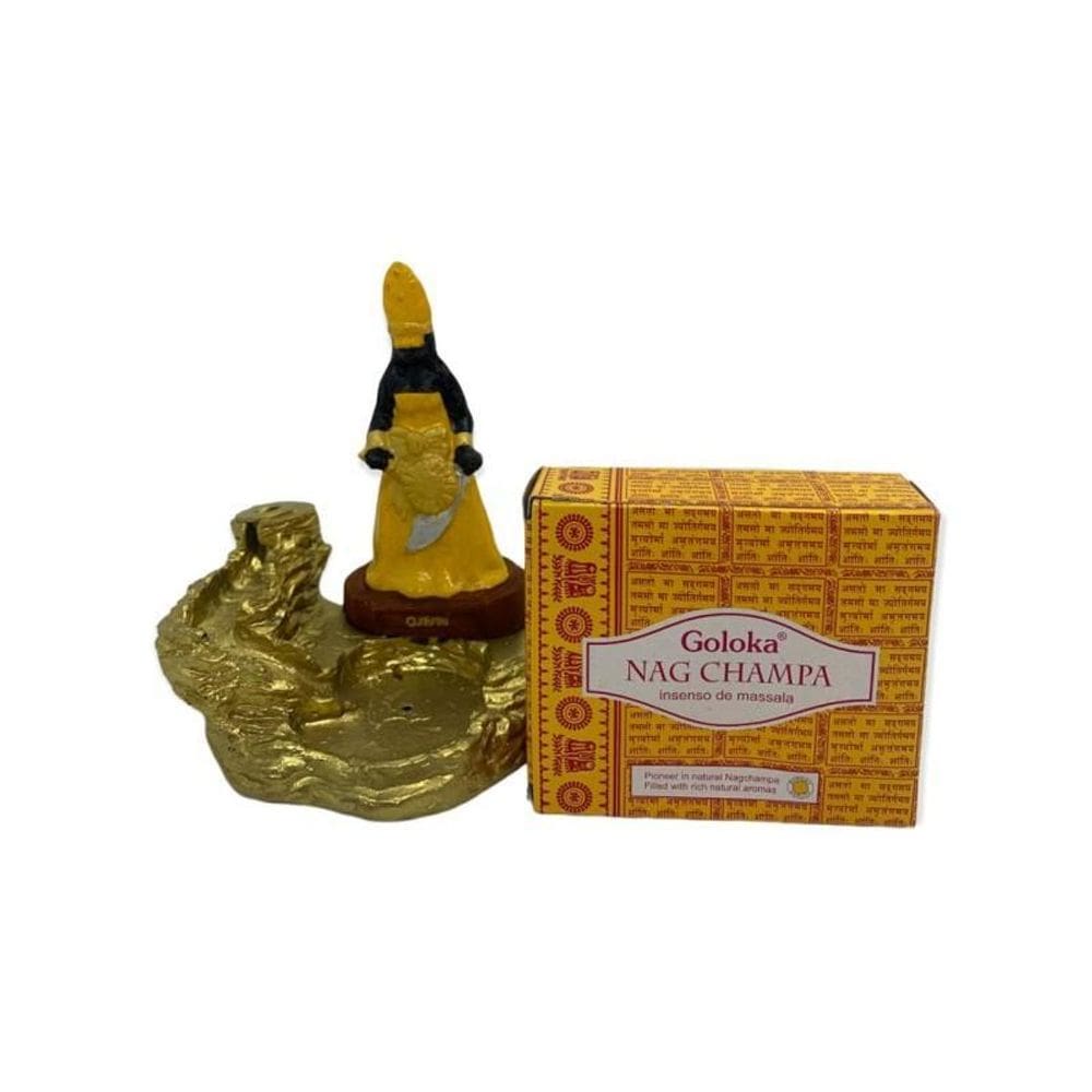 Kit Incensário Cascata Com 10Un De Incensos-Selecione Modelo