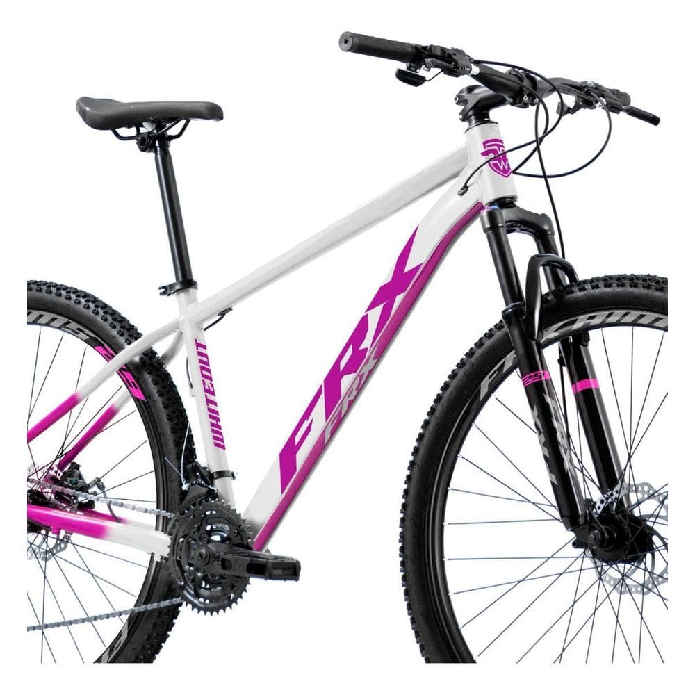 Bicicleta Aro 29 Frx Whiteout 24V Pink/White L