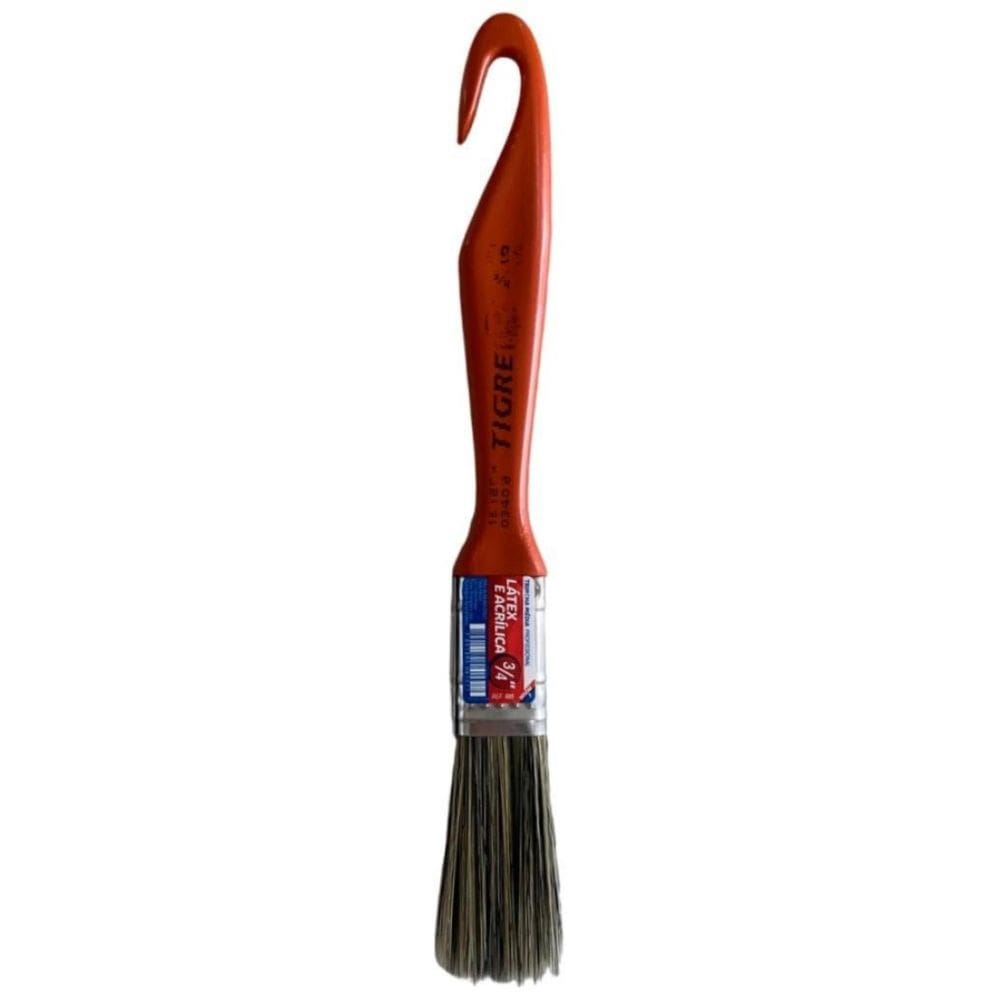 Kit 2 Trincha Pincel Para Pintura Látex Acrílica 3/4`` Tigre