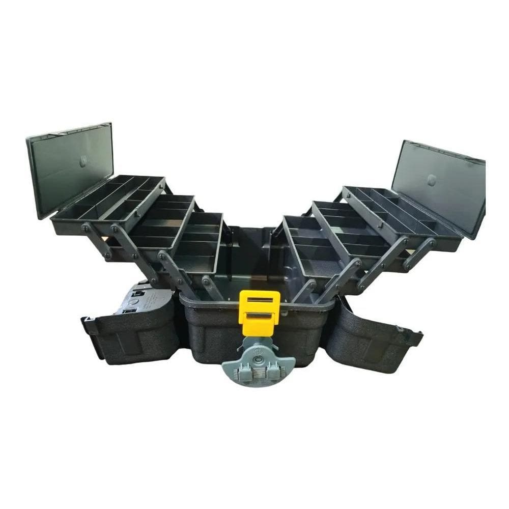 2X Maleta De Pesca 6 Bandeja Articuladas Porta Copos Hi Esto