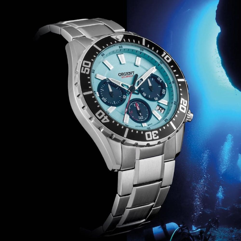 Relógio Orient Solartech Elite Sea Azul | Casas Bahia
