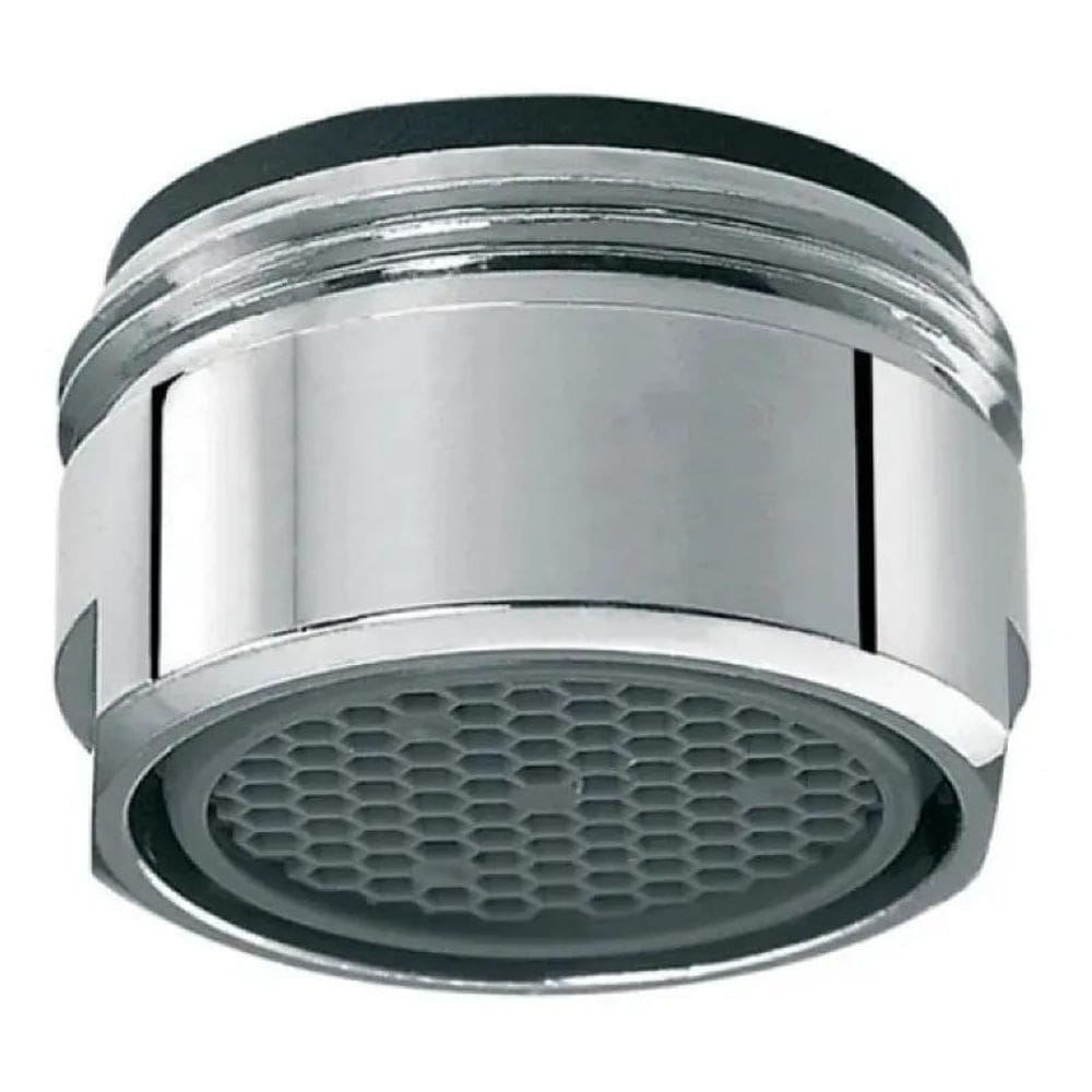 2X Arejador Em Metal Fixo M24 Rosca Externa Acabamento Brilh