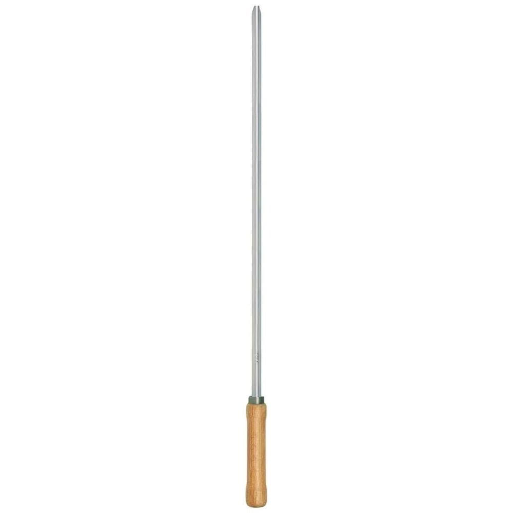 Kit Preparo Churrasco 6Pcs Churrasqueira Espetos 55Cm Mor