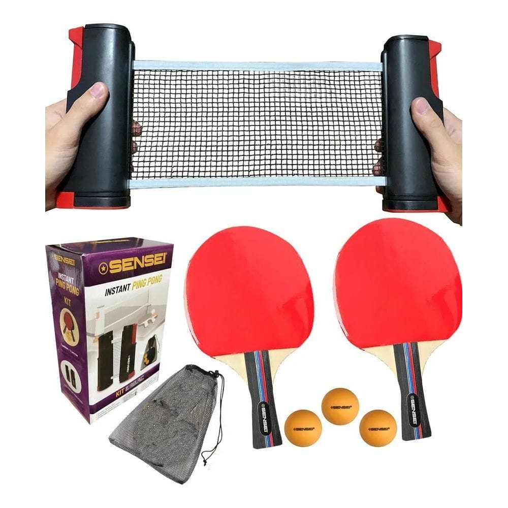 2X Kit 2 Raquete Tenis De Mesa Ping Pong Profissional Lisa R