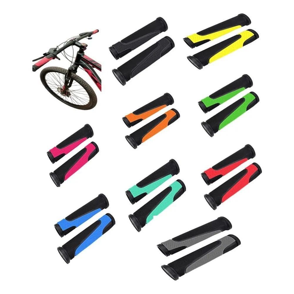 2X Manopla Punho Bicicleta Aro 20/24/26/29 Borracha Top Bik