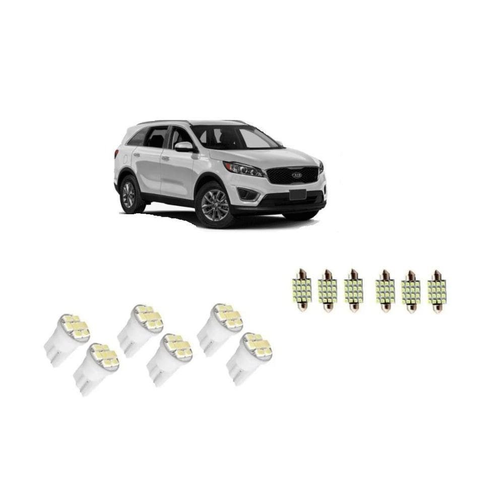 Kit Led Pingo Kia Sorento Farolete Placa Teto Ré