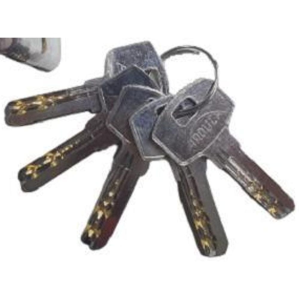 Fechadura Rolete Alta Segurança 4410 Inox Cilindro 08 Cm