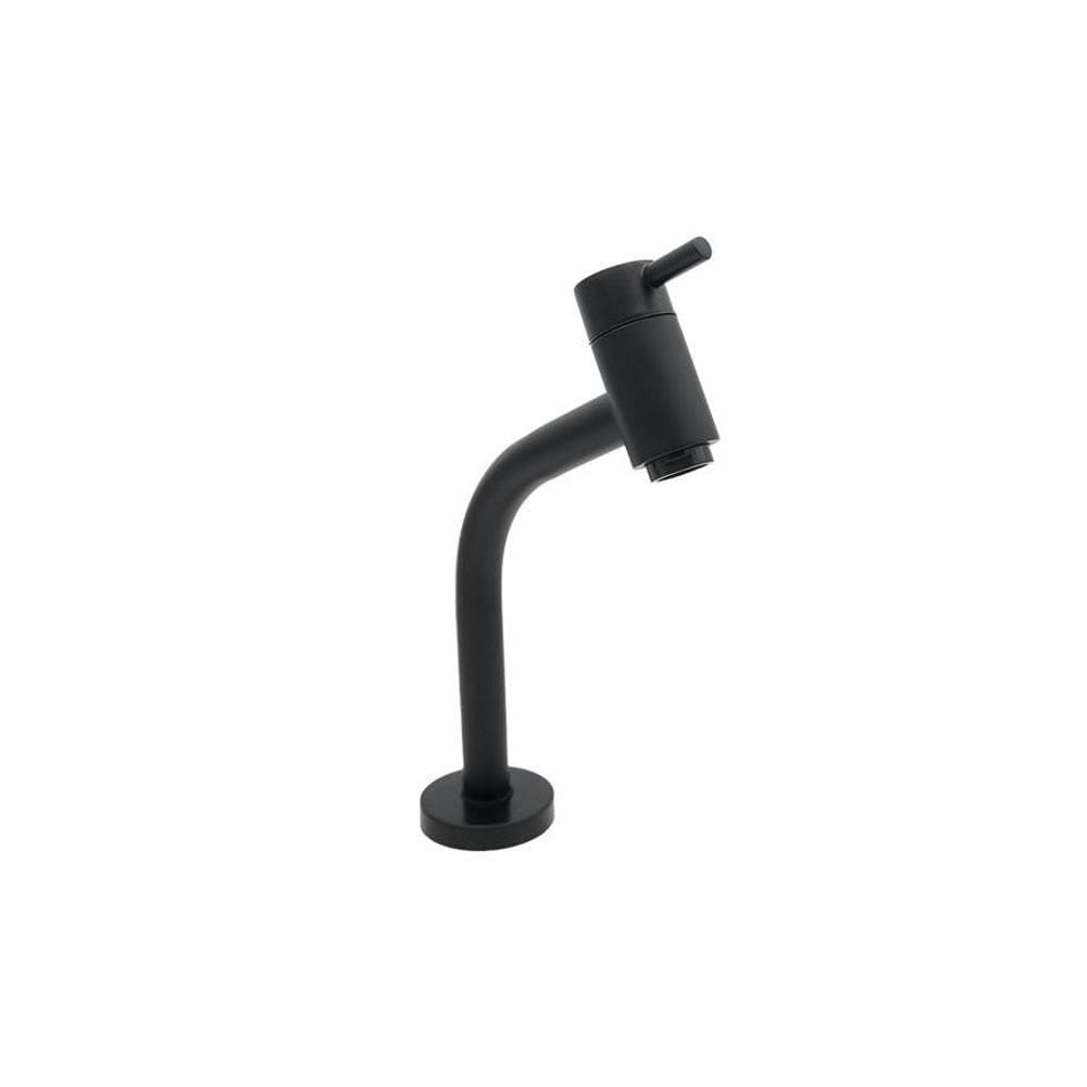 Torneira Lavatório Mesa Bica Baixa Preto Fosco 1/4V Luxo