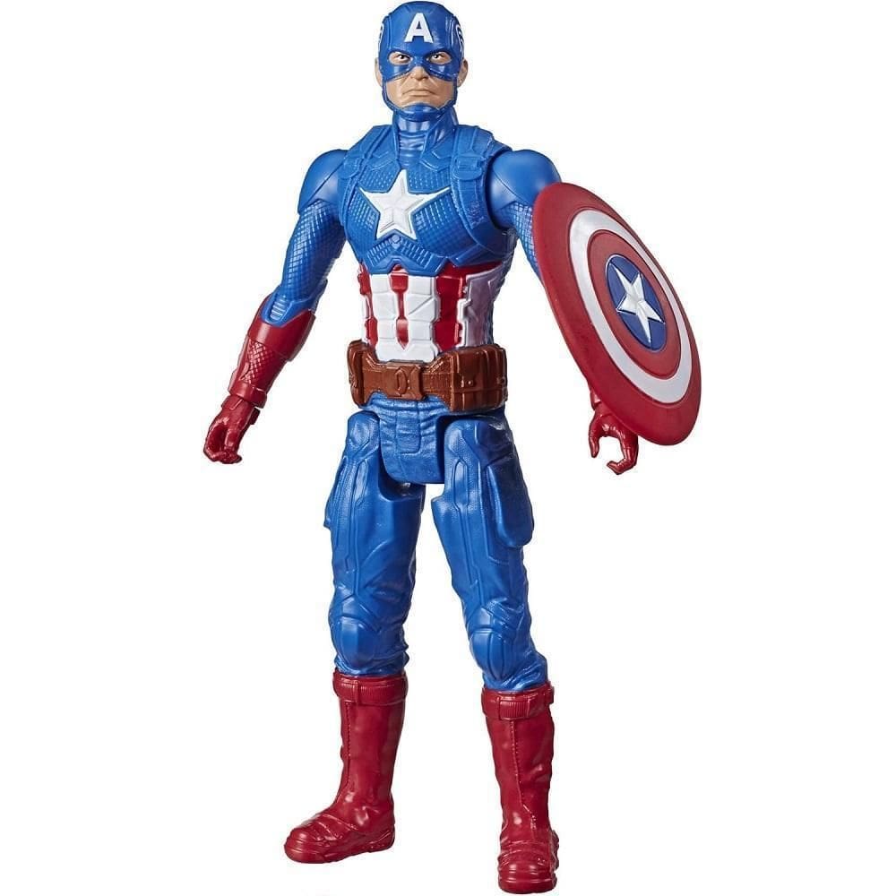 Boneco Articulado Capitão América Titan Hero 30Cm - Hasbro