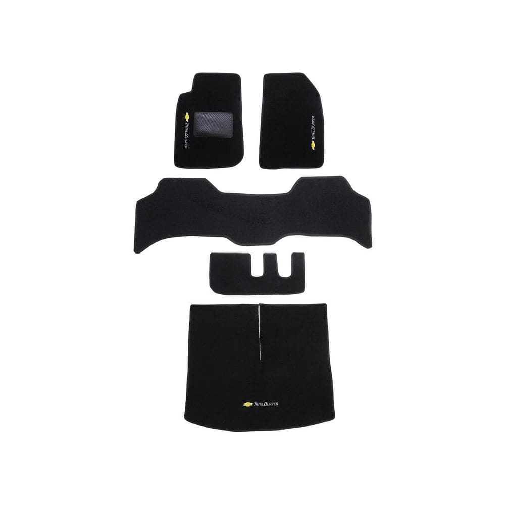 Kit Tapete Carpete Chevrolet Trailblazer 2013 Até 2019 Preto