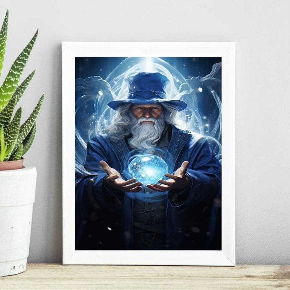 Quadro Arquétipo Do Mago 45X34Cm