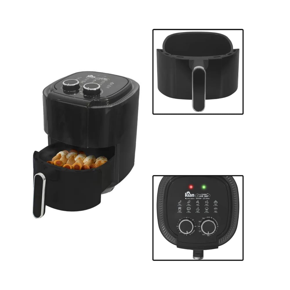Fritadeira Air Fryer Kian AF-102 3.5L 1500W 127V