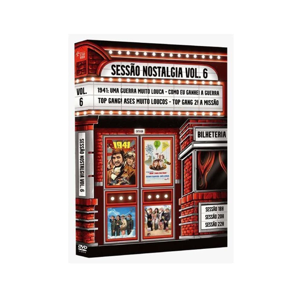 Dvd Nostalgia 6 - Top Gang 1 E 2 + 1941 +Como Venci A Guerra