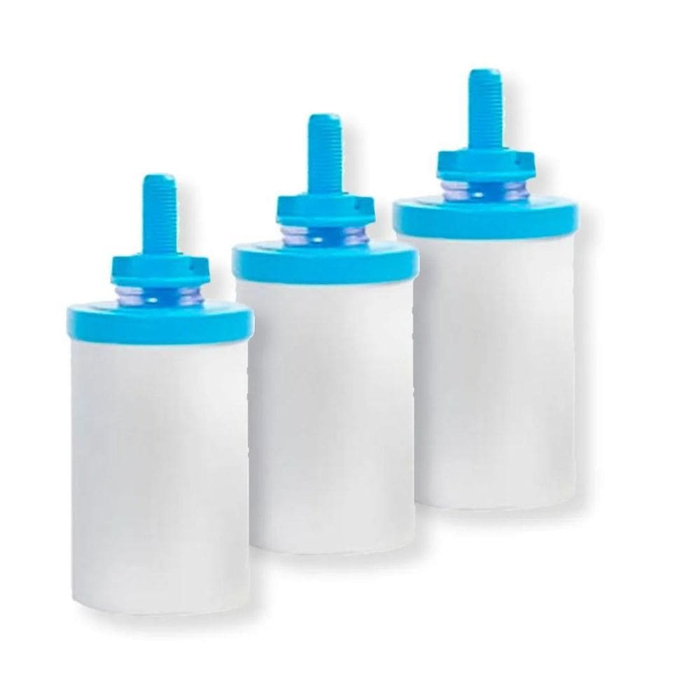 Kit 3 Uni. Vela Filtro De Barro Cristalina Retém Impurezas