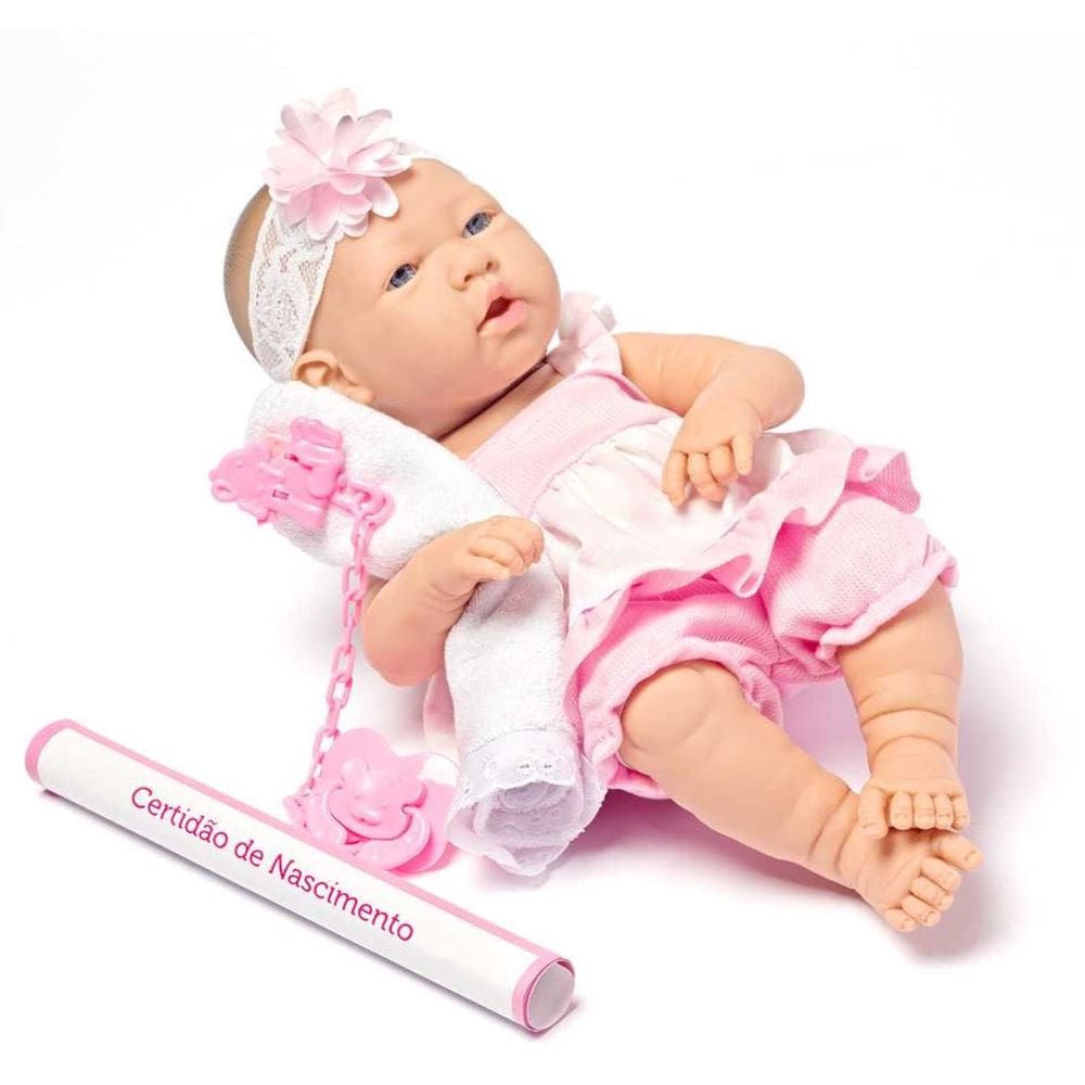 Boneca Tipo Bebe Reborn Realista Baby Ninos - Cotiplas 2032