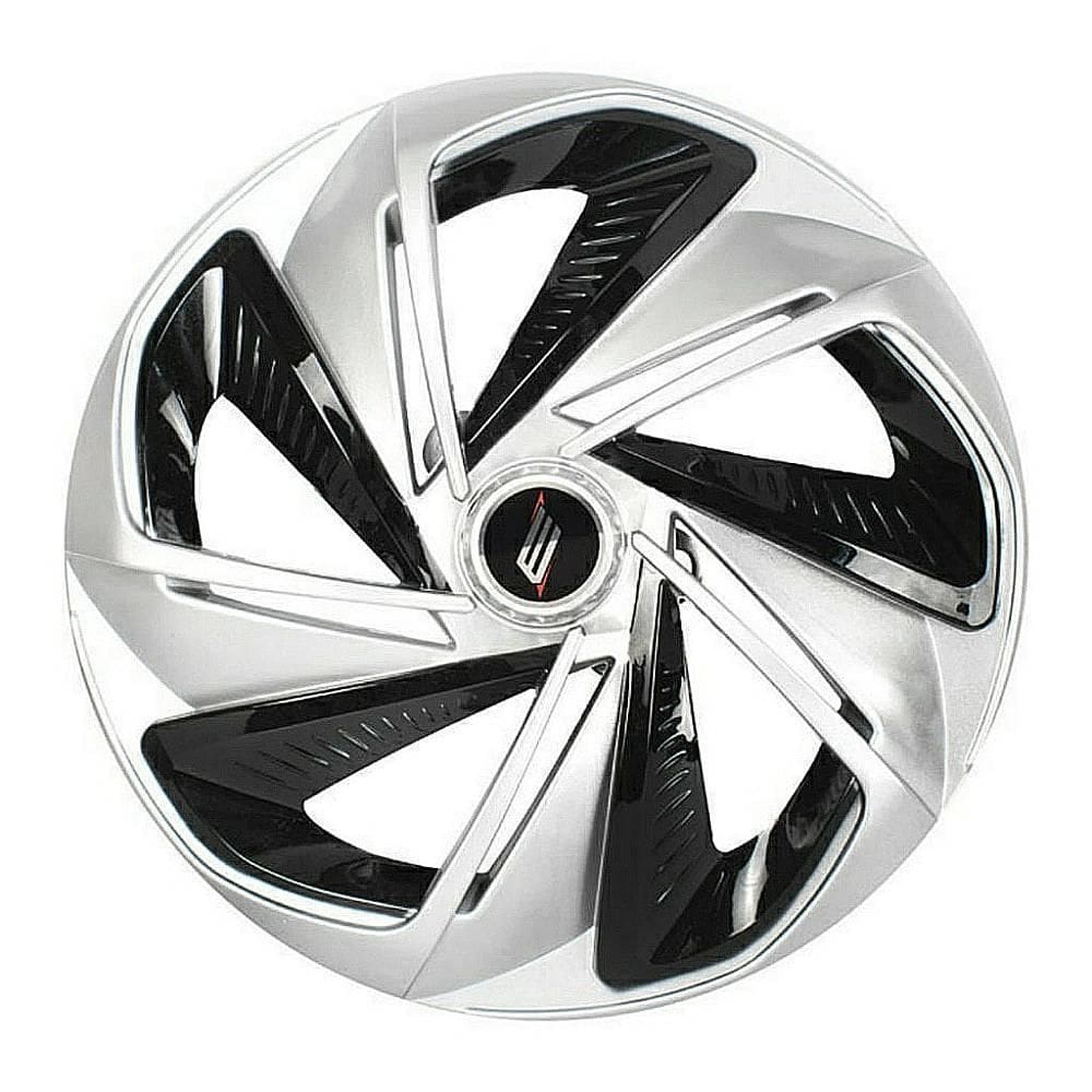 Calota Esportiva Modelo Nitro X Aro 13 Silver Black