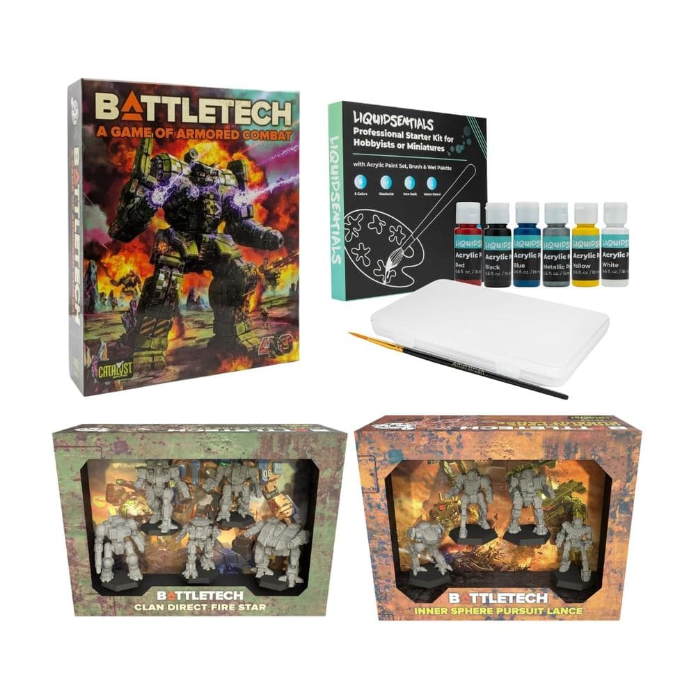 Pacote do 40º aniversário do jogo de tabuleiro Kratos Power BattleTech